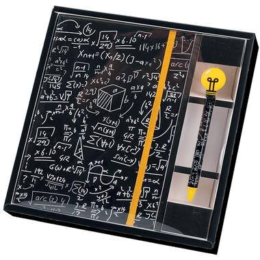 I-TOTAL Set Carnet et Stylo XL1874 Math ligné