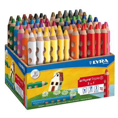LYRA Farbstift Groove Triple 1 3832720 Box 72 Stück