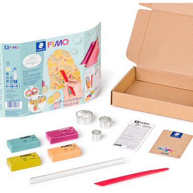 FIMO Set di modellazione 4x25g 8025HTC3 Design lastra
