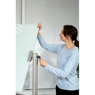 NOBO Diamond Glass Whiteboard 1903943 bianco, mobile 900x1200mm