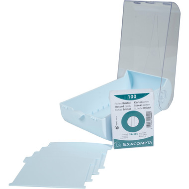 EXACOMPTA Caisse defischier Bunny A8 5336223D bleu pastel 10x6.2x19.5cm