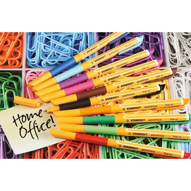 STABILO pointVisco Stylos gel 0.5mm 1099/4 4 couleurs ass.