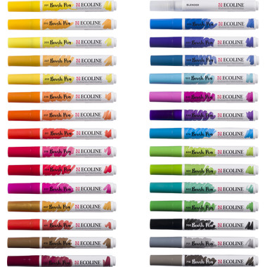 TALENS Ecoline Brush Pen Set 11509005 ass. 30 Stück
