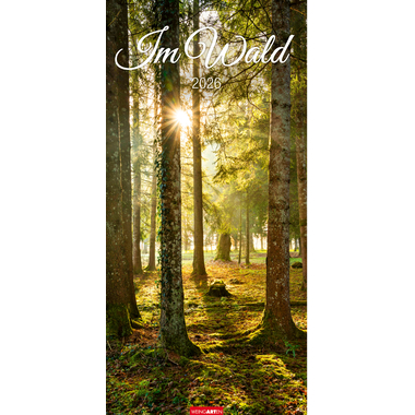 WEINGARTEN Calendario 2026 3150200+26 Im Wald DE 33x68cm