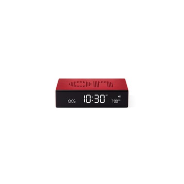 Lexon Digitalwecker Flip Premium Rot