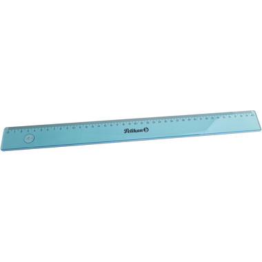 PELIKAN Righello 40cm 7190000 trasparente blu Blister