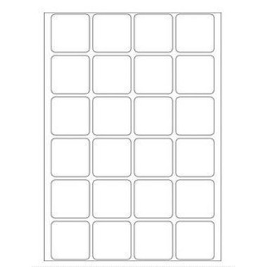 HERMA Etichette 24×24mm 2460 bianco 768 pezzi