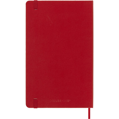 MOLESKINE Agenda de notes semaine 26/27 DHF218WN3Y27 18M ligné HC rouge 13x21cm