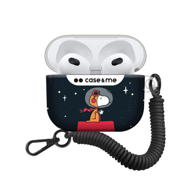Custodia Peanuts Apple AirPods 3 con laccio | case&me