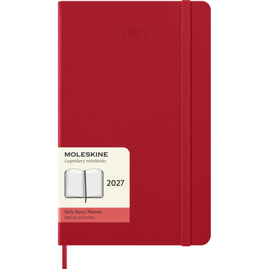 MOLESKINE Agenda Classic Large 2027 DHF212DC3Y27 1G/1P scarlatto HC 13x21cm