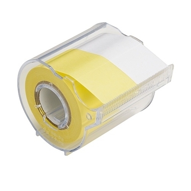 NT Memoc Roll Tape R-25CH-WY white/yellow 25mmx10m