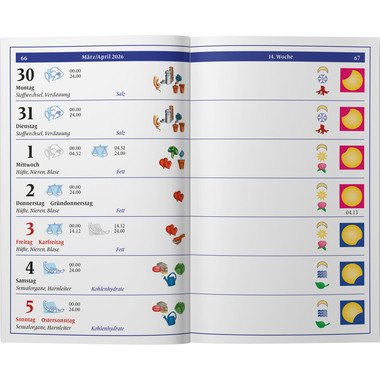 HEYNE Mit dem Mond leben 2026 9783453239548 1S/2P DE 10x15.5cm