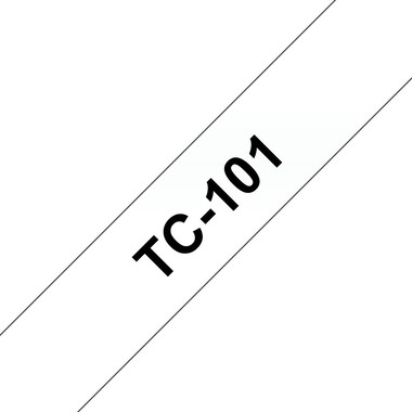 PTOUCH Band, laminiert schwarz/klar TC-101 PT-3000 12 mm