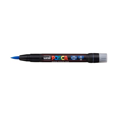POSCA Pinsel-Marker 1-10mm PCF-350 BLUE blau