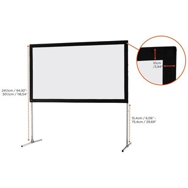 Celexon Mobile Leinwand Expert 366x206cm 16:9