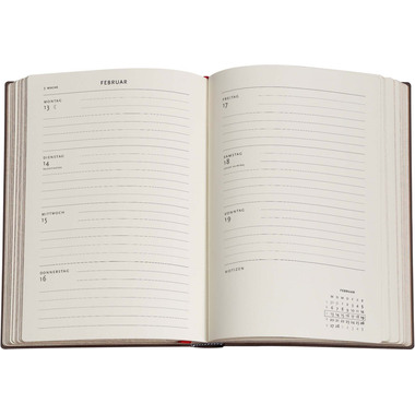 PAPERBLANKS Agenda Renoir Brief 2026 DD0596-5 1S/2P HOR Midi HC AL 13x18cm