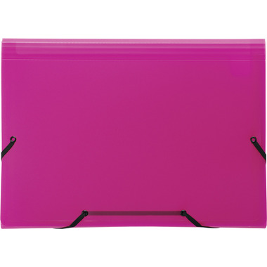 KOLMA Sammelmappe Daily Easy A4 11.017.33 berry, 13 Taschen, Kolmaflex