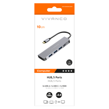 CONCENTRATEUR 3xUSB-A/1xUSB-C 3.0 | Vivanco