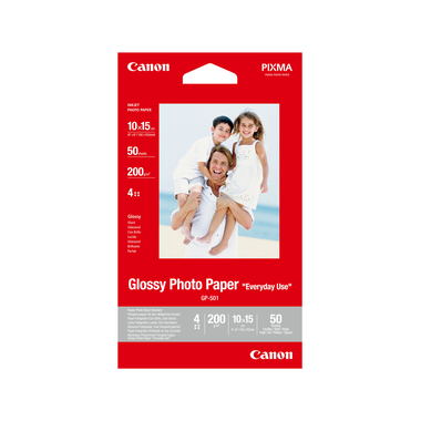 CANON Glossy Photo Paper 10x15cm GP5014x6 InkJet, Everyday 200g 50 fl.