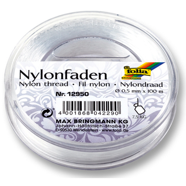 FOLIA Nylonfaden 12950 0,5mm, 100 m