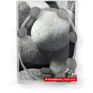 TRENDFORM Liane à photos STONE TF5150 8 aimants,150cm,carte postale