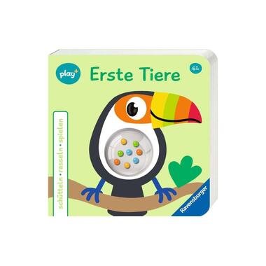 play+ Livre d’images secouer, cliqueter, jouer: Premiers animaux