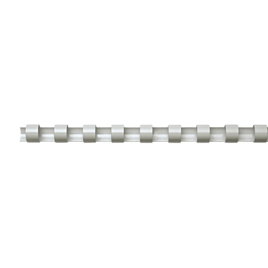 FELLOWES Reliure en plastique 10mm A4 5345805 blanc, ronde 100 pcs.