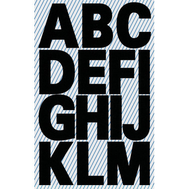 Z-DESIGN Letters nero 3784 25mm, resistente 2 pezzi