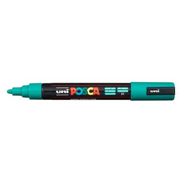 POSCA Marker 1.8-2.5mm PC5MEMERALDG smaragdgrün, Rundspitze