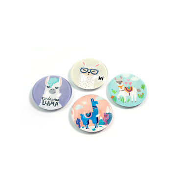 TRENDFORM EYE Magnete LLAMA EY2025 4er Set assortiert