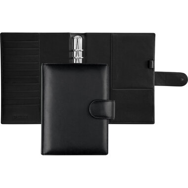 SUCCES Agenda A5 Ringbuch Nappa 84746102U schwarz 18.5x23.6cm