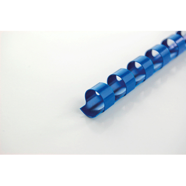 GBC Plastikbinderücken 12mm A4 4028237 blau, 21 Ringe 100 Stück