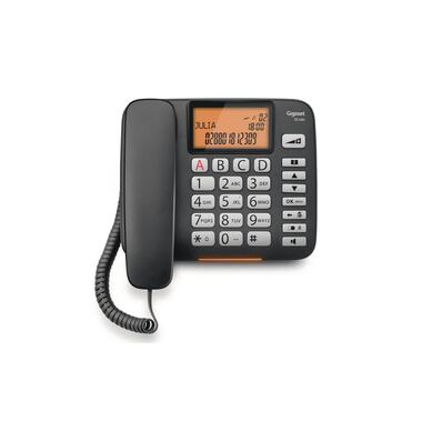 Gigaset telefono da tavolo DL580 Nero