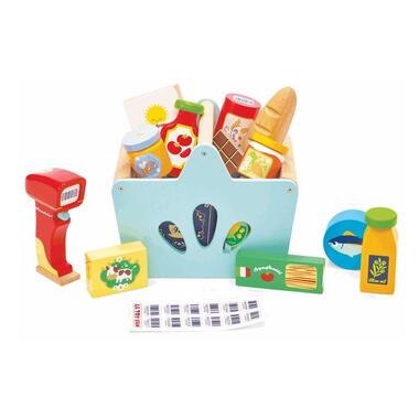 LE TOY VAN Aliments jouets Panier d'achat rempli & scanner