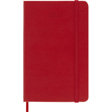 MOLESKINE Agenda Classic Pocket 2027 DHF212WN2Y27 1S/1P scarlatto HC 9x14cm