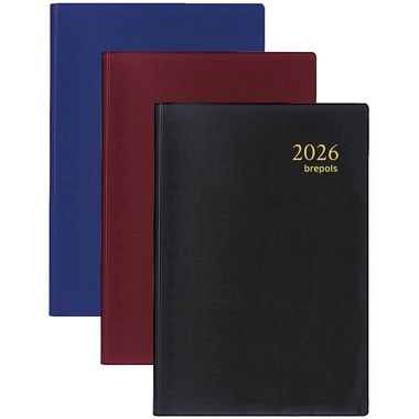 BREPOLS Agenda Trade Seta 2026 0.814.2120 1T/1S ass. 8.5x12.5cm