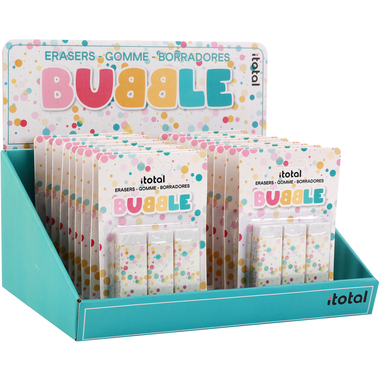 I-TOTAL Radiergummi Bubble XL2071 3 pcs. 2.2x1.2x6.2cm