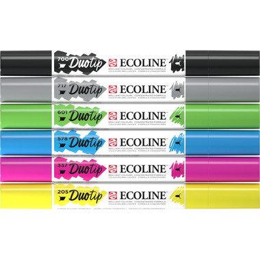 TALENS Ecoline Duotip Basis Set 11609910 6 Farben
