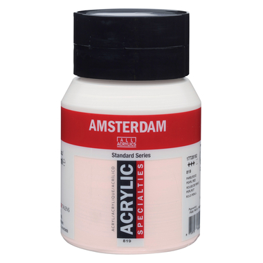 AMSTERDAM Peinture acrylique 500ml 17728192 pearl red 819