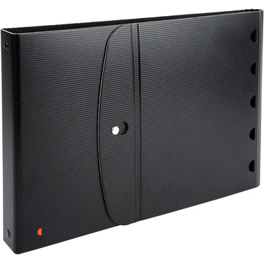 EXACOMPTA Classeur, chevalet de table A4 56234E noir 25 chemises