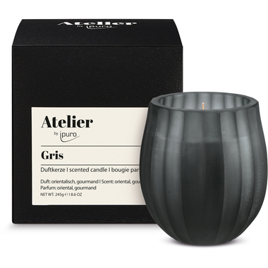 IPURO Bougie parfumée 245g 071.1120.00 gris