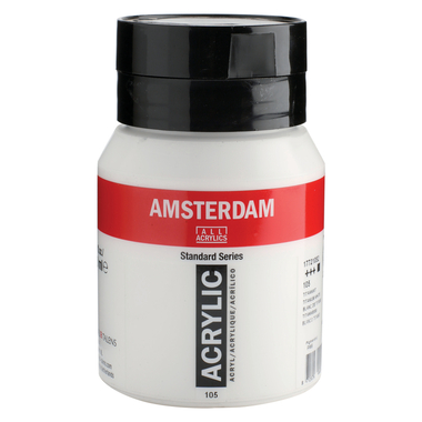 AMSTERDAM Peinture acrylique 500ml 17721052 blanc 105