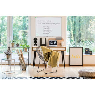 FRANKEN Schreibtafel 90x120 cm SC929012 U-Act!Line, Stahl emailliert