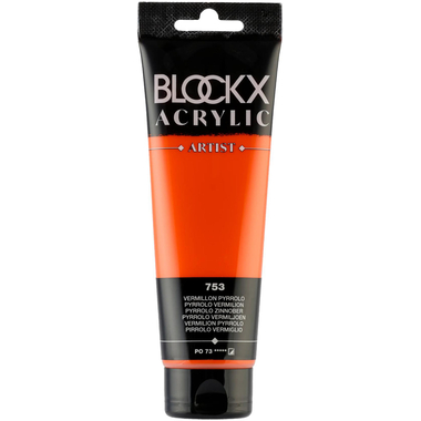 BLOCKX Colore acrilici 120ml 60753BXC rossetto pirrolo
