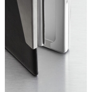 SIGEL Visitenkarten-Etui 62x95mm VZ131 silber/schwarz -20 Karten