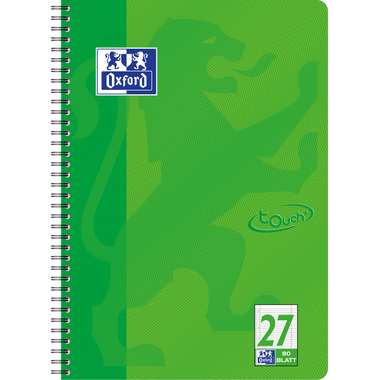 OXFORD Collegeblock Touch A4+ 400086494 ligné, 90g 80 flls.