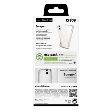 Bumper semi-rigide pour iPhone 12 Mini