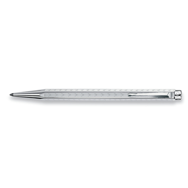 CARAN D'ACHE Kugelschreiber Ecridor Chevron 890.296 rhodiniert