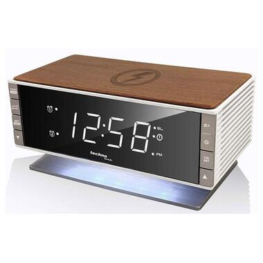 Technoline Réveil numérique WT487 marron/blanc