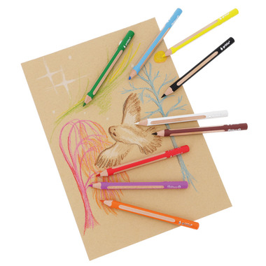 PELIKAN Crayons de couleur Griffix 700856 assortiert 8+1